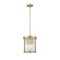 Z-Lite Carnaby Pendant, 3-Light, 10 In.W x 12 In.H, Modern Gold/Clear Ribbed 7504P10-MGLD - alternate 8